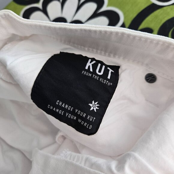 Kut from the kloth womens size 18w white Catherine Boyfriend denim jeans NWT - Picture 9 of 13